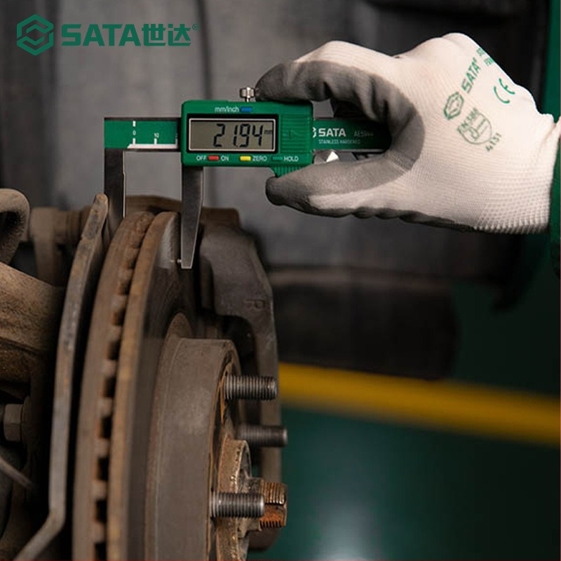 Caliper digital din oțel inoxidabil - înaltă precizie, afișaj digital, brand Sata/Sida