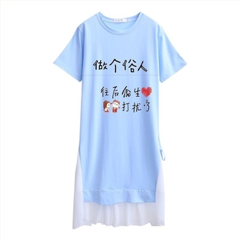 Rochie de alăptat de vară, mâneci 3/4, guler polo, material PVC, stil vintage artistic cu influențe chinezești