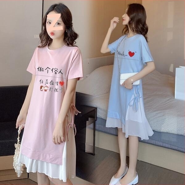 Rochie de alăptat de vară, mâneci 3/4, guler polo, material PVC, stil vintage artistic cu influențe chinezești