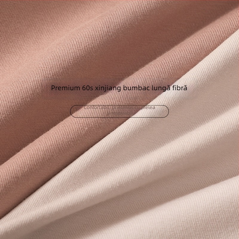 Chiloți de damă din bumbac, antibacteriali, respirabili, talie medie, 90-95% bumbac