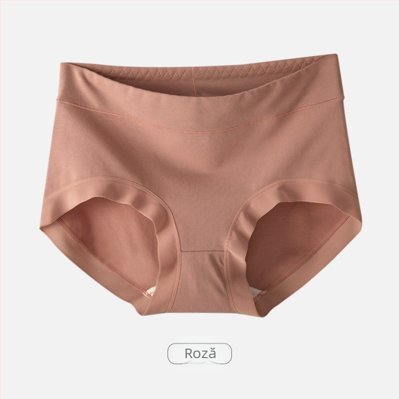 Chiloți de damă din bumbac, antibacteriali, respirabili, talie medie, 90-95% bumbac