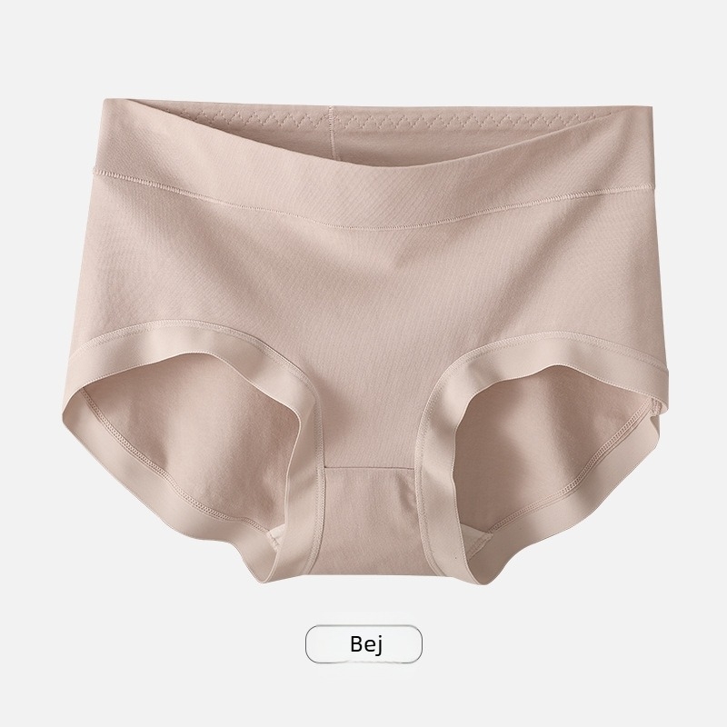 Chiloți de damă din bumbac, antibacteriali, respirabili, talie medie, 90-95% bumbac