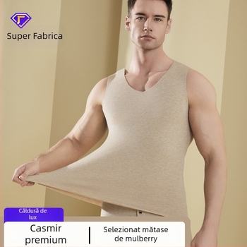 Vesta termică pentru bărbați De Velvet, căptușită cu fleece, antibacteriană, antistatice, țesătură grea 301-350 g/m2, acril 30-50%