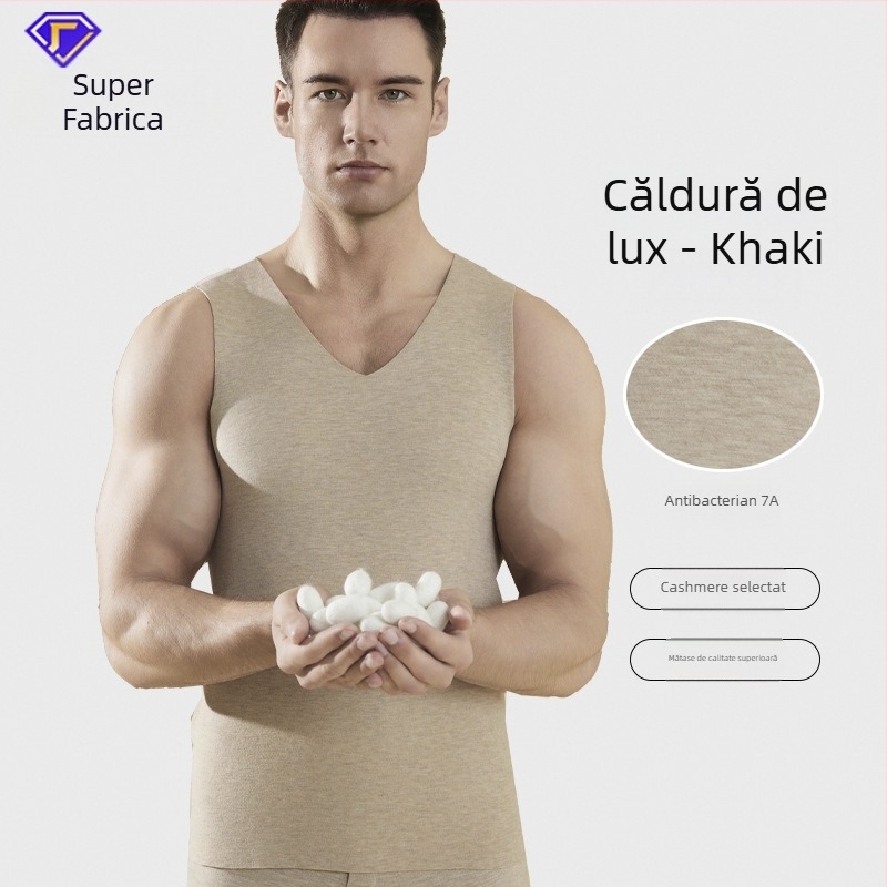 Vesta termică pentru bărbați De Velvet, căptușită cu fleece, antibacteriană, antistatice, țesătură grea 301-350 g/m2, acril 30-50%