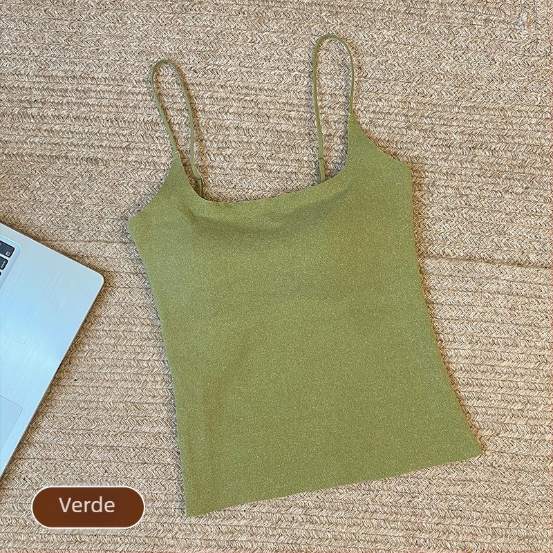 Vesta termică pentru femei Derong cupe integrate, căptușită cu fleece, încălzire, anti-statice, antibacteriană, 251–300 g/m²