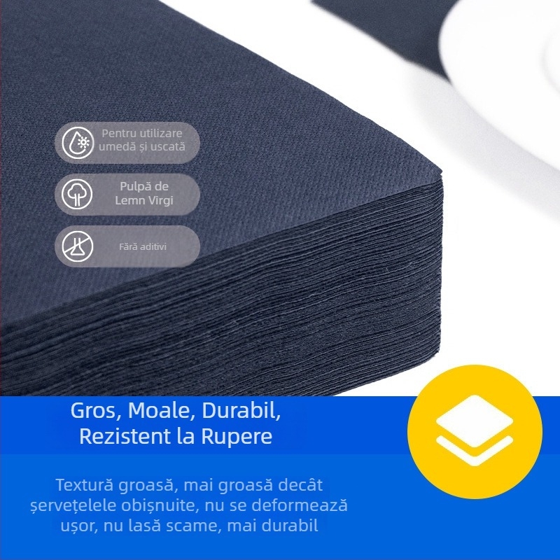 Șervețele colorate fără praf și fețe de masă de unică folosință pentru hoteluri și restaurante occidentale