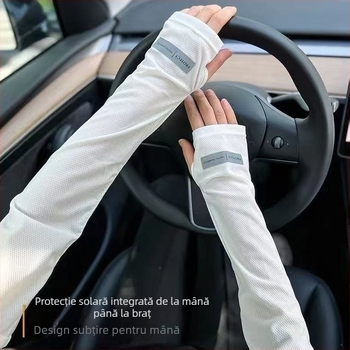 Manșetă pentru braț Ice Silk UV, Material răcoros Nylon-Spandex, Conținut principal 61–70%, Primăvara 2023