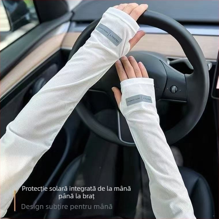 Manșetă pentru braț Ice Silk UV, Material răcoros Nylon-Spandex, Conținut principal 61–70%, Primăvara 2023