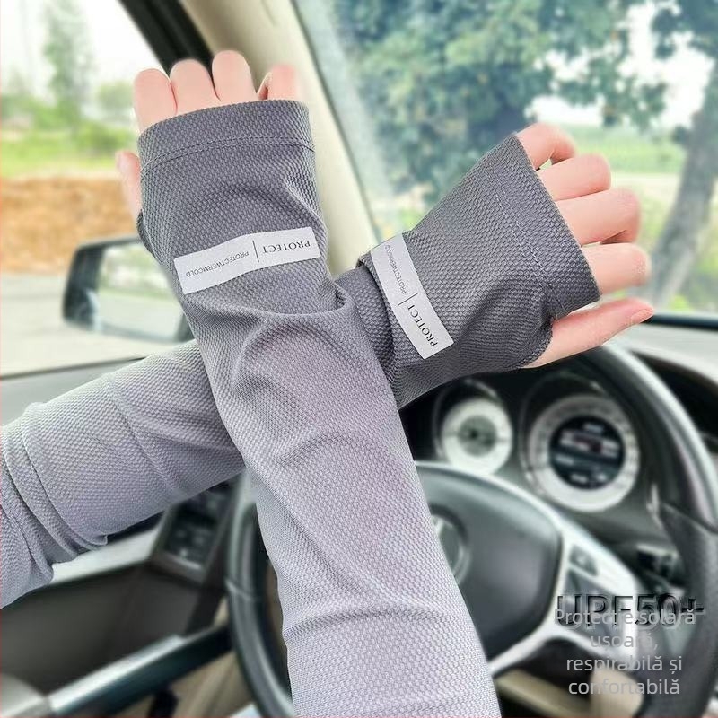 Manșetă pentru braț Ice Silk UV, Material răcoros Nylon-Spandex, Conținut principal 61–70%, Primăvara 2023