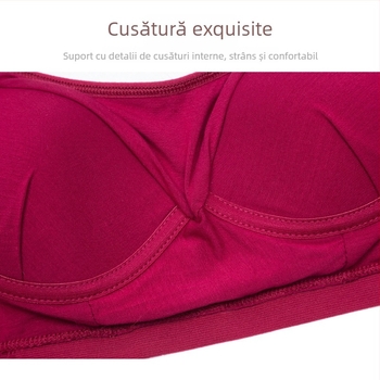 Maieu-camisolă tricotată pentru femei cu pernă pentru bust – croială slim, lungime ultra- scurtă, material modal cu viscoză și spandex, microelasticitate, bretele nemontate
