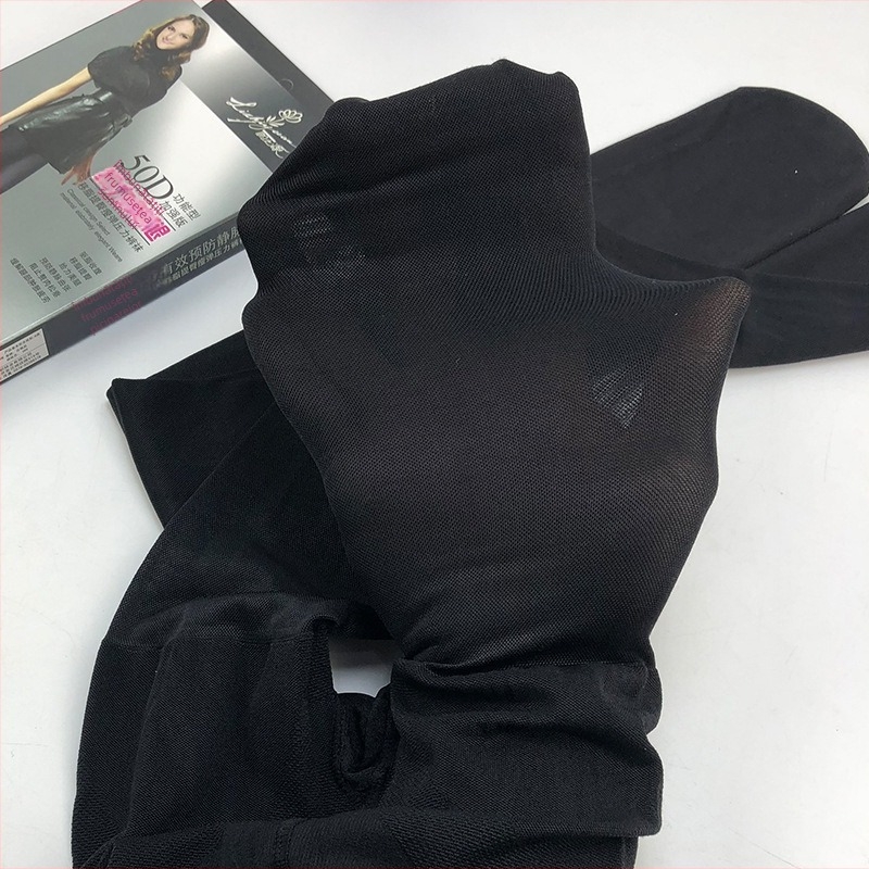 Dresuri din nylon 50D pentru femei — subțiri, primăvară-vară, model solid, ridicare șolduri, anti-încurcare, 18–40 ani