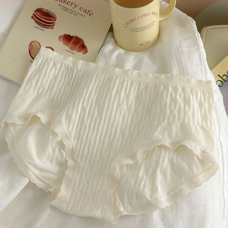 Chiloți femei fără cusături din nailon, cu dantelă și căptușeală din bumbac în zona inghinală, talie medie