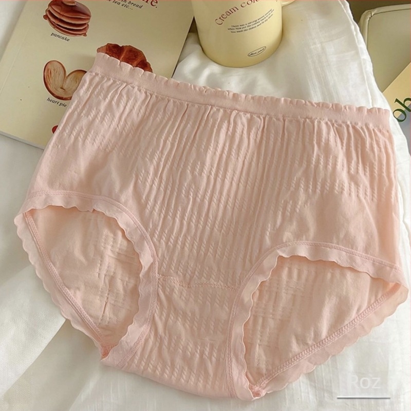 Chiloți femei fără cusături din nailon, cu dantelă și căptușeală din bumbac în zona inghinală, talie medie