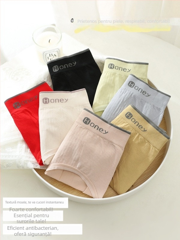 Chiloți femei fără cusături, talie medie, modelare abdomen și ridicare a șoldurilor, respirabili, cu proteina de mătase, 70–80% nylon, căptușeală din bumbac în zona croiturii