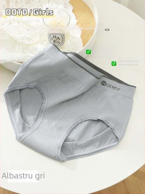 Chiloți femei fără cusături, talie medie, modelare abdomen și ridicare a șoldurilor, respirabili, cu proteina de mătase, 70–80% nylon, căptușeală din bumbac în zona croiturii