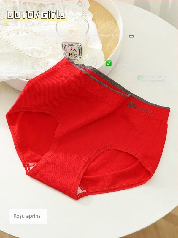 Chiloți femei fără cusături, talie medie, modelare abdomen și ridicare a șoldurilor, respirabili, cu proteina de mătase, 70–80% nylon, căptușeală din bumbac în zona croiturii