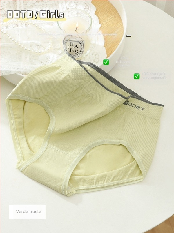 Chiloți femei fără cusături, talie medie, modelare abdomen și ridicare a șoldurilor, respirabili, cu proteina de mătase, 70–80% nylon, căptușeală din bumbac în zona croiturii