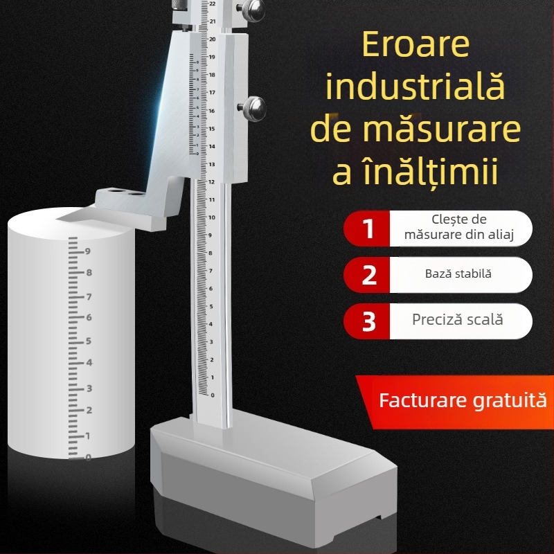 Înălțime gauge cu afișaj digital și vernier pentru trasare (Brand: Mark Youth)
