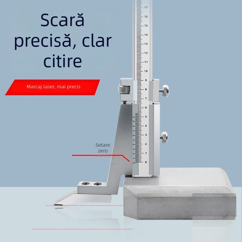 Înălțime gauge cu afișaj digital și vernier pentru trasare (Brand: Mark Youth)