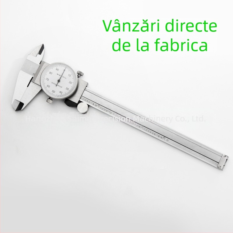 Caliper cu cadran, interval 0-150 mm / 0-6 in, rezoluție 0.001 in