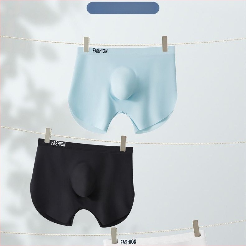 Boxer bărbați Ice Silk, țesătură principală 95-100% poliester, căptușeală inghinală 80-90% nylon, respirabil, uscare rapidă