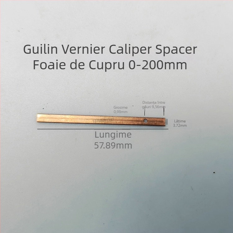 Accesorii pentru șubler Vernier cu dop din fier și foiță de cupru, scară 0-150-200-300-500-1000