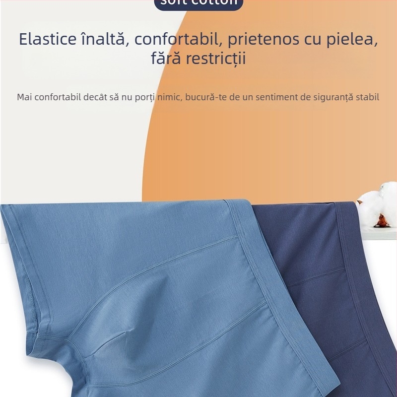 Boxeri pentru bărbați din viscoză, talie medie; respirabili, uscare rapidă, antibacterieni, model care modelează corpul; material principal 30-50% viscoză; căptușeală a zonei intime 30-50% viscoză
