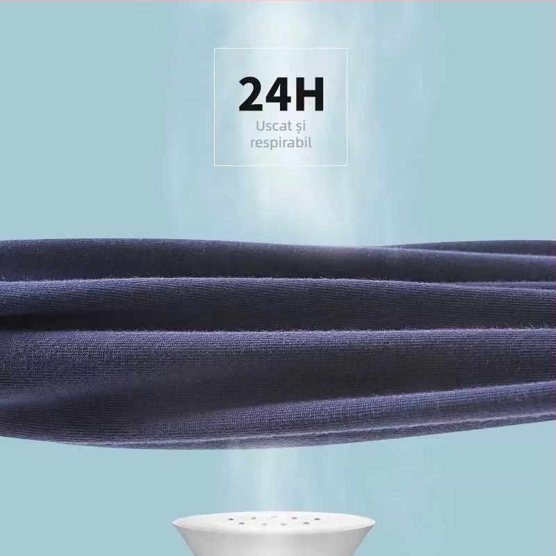 Boxeri bărbați din bumbac, talie medie, țesătură principală din bumbac cu căptușeală din bumbac, pentru iarnă