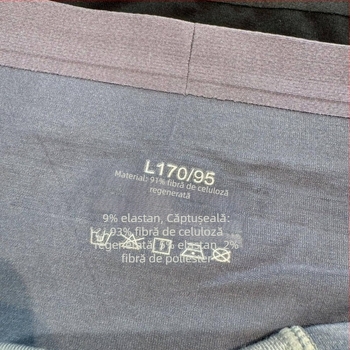 Boxeri din bumbac pentru bărbați, căptușeală internă antibacteriană, talie lată elastică, fără cusături, talie medie, respirabili