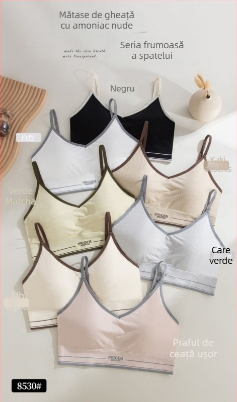 Top sportiv din nylon fără cusături, decolteu în V, țesătură subțire 101–120 g/m², potrivit pentru toate anotimpurile