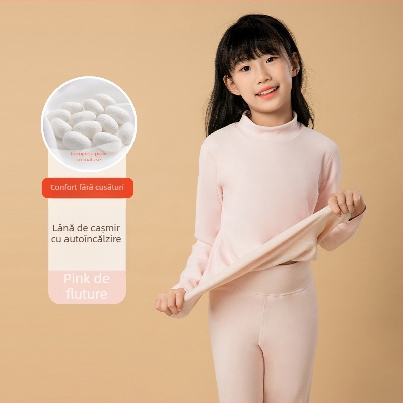 Tricou termic de bază cu auto-încălzire, unisex, mâneci lungi, culoare solidă, țesătură groasă 251–300 g/m², căptușeală velur, 80–90% poliester