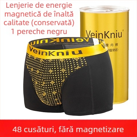 VeinKniu Boxeri bărbați, material modal, conținut principal 90–95% modal, căptușeală a zonei genitale 100% poliester, talie medie