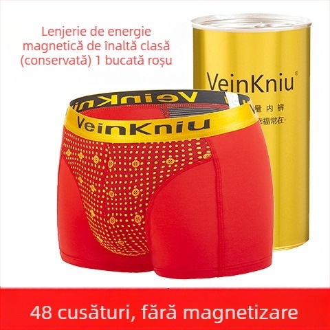 VeinKniu Boxeri bărbați, material modal, conținut principal 90–95% modal, căptușeală a zonei genitale 100% poliester, talie medie