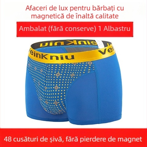 VeinKniu Boxeri bărbați, material modal, conținut principal 90–95% modal, căptușeală a zonei genitale 100% poliester, talie medie