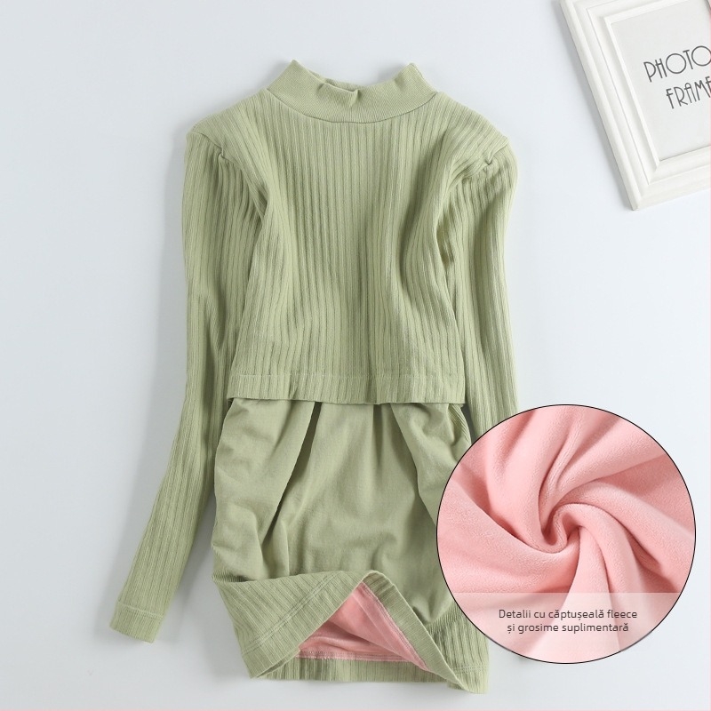 Top de maternitate pentru alăptare cu glugă - amestec nylon-cotton, mâneci lungi, croială slim, toamnă-iarnă