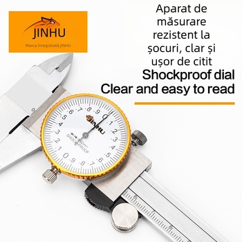 Golden Tiger caliper Vernier, afișaj mecanic, pentru prelucrare, pachet de 50