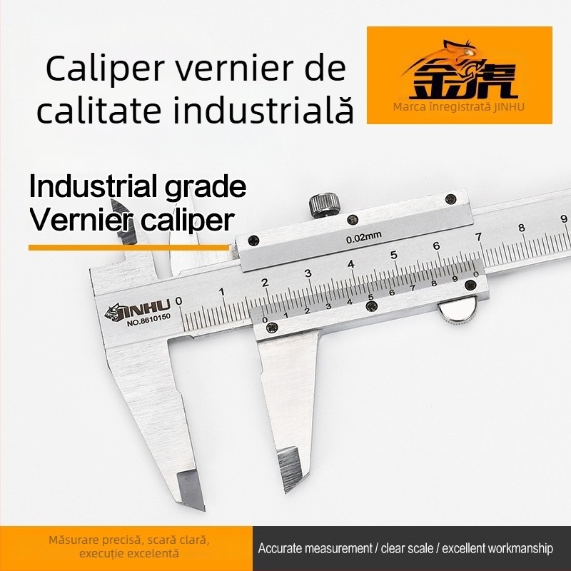 Golden Tiger caliper Vernier, afișaj mecanic, pentru prelucrare, pachet de 50