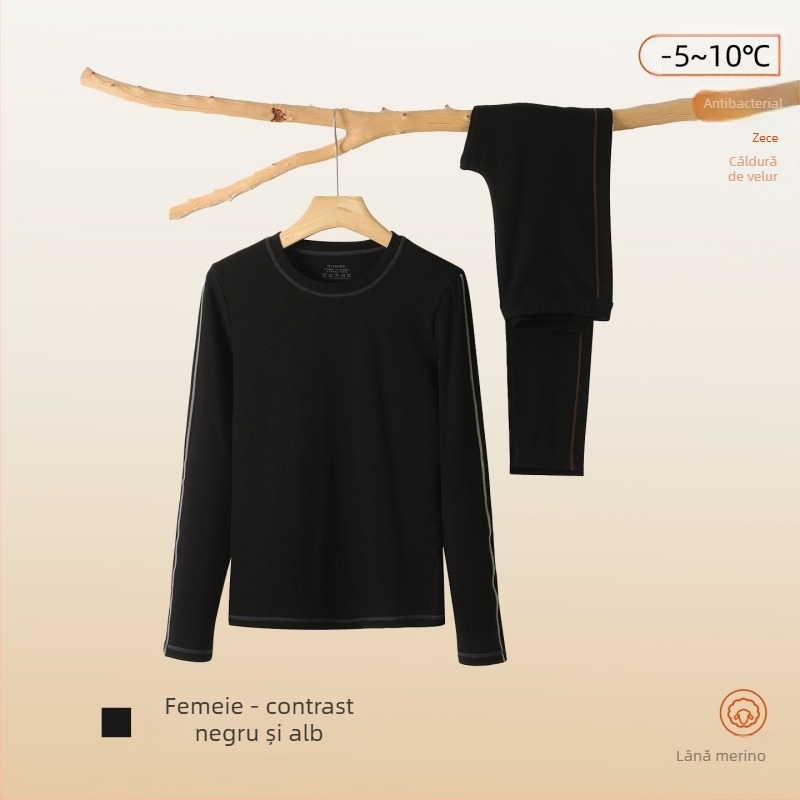 Set de lenjerie termică pentru femei - Fir acrilic, 50-70% conținut, 251-300 g/m2 grosime, Menține căldura, Strat de bază / poate fi purtat ca strat exterior