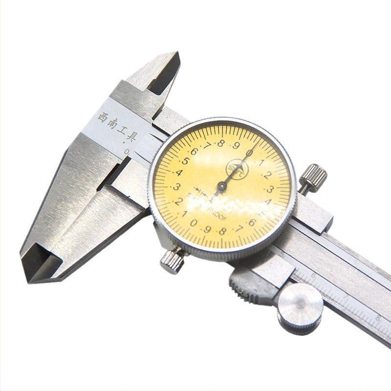 Caliper Vernier din oțel inoxidabil, industrial, interval multiplu 0–150–200–300 mm
