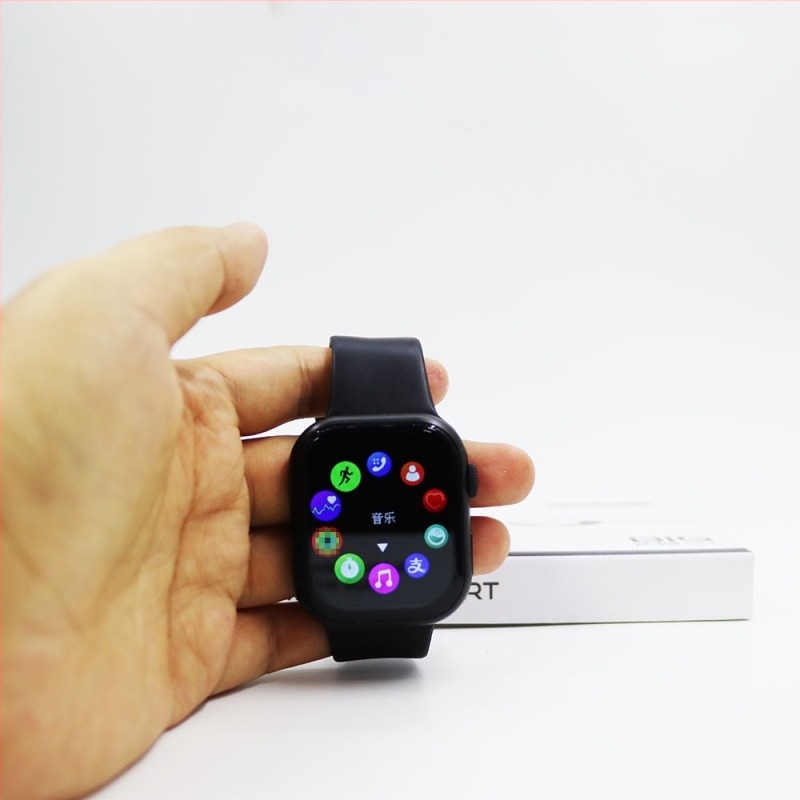 Smartwatch cu numărătoare de pași, monitorizare ritm cardiac și tensiune arterială, apeluri Bluetooth, monitorizare somn • compatibil cu iOS