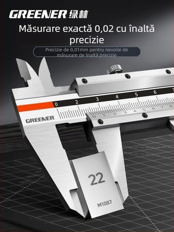 Greener caliper vernier cu afișaj digital, precizie înaltă, de calitate industrială, pentru uz casnic