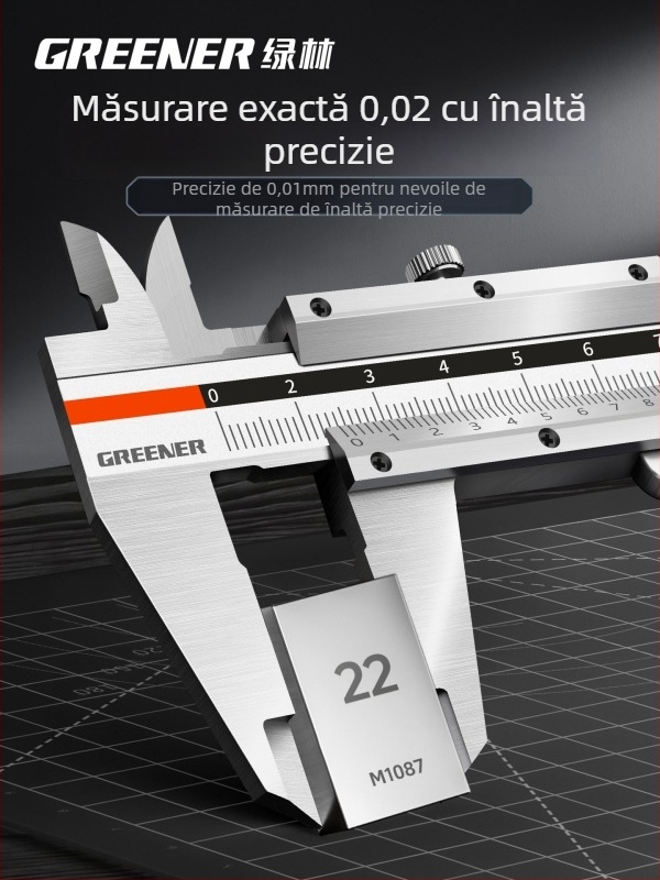 Greener caliper vernier cu afișaj digital, precizie înaltă, de calitate industrială, pentru uz casnic