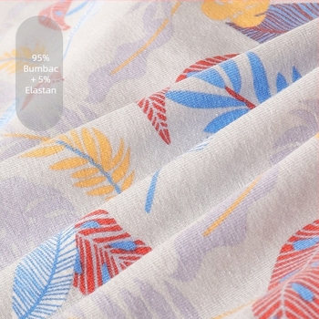 Boxeri bărbați din bumbac cu imprimeu floral, respirabili, antibacterieni, confortabili, talie medie