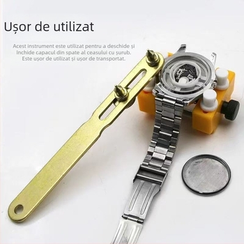 Unealtă pentru deschiderea capacului din spate al ceasului, cheie cu două gheare, instrument de demontare din plastic, pentru uz casnic