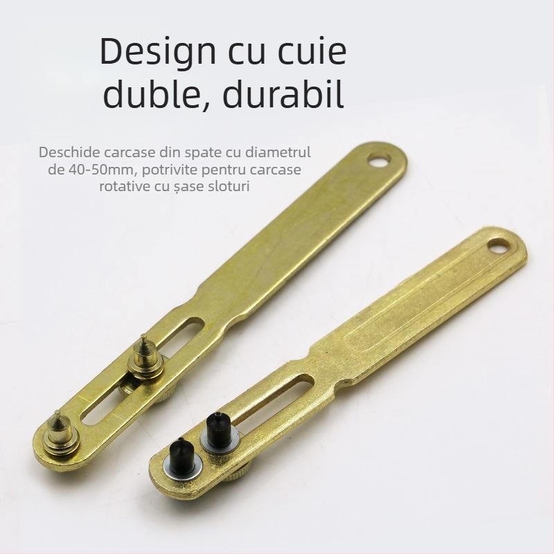 Instrument pentru deschiderea capacului din spate al ceasului, cheie cu două gheare, unealtă de demontare a ceasurilor