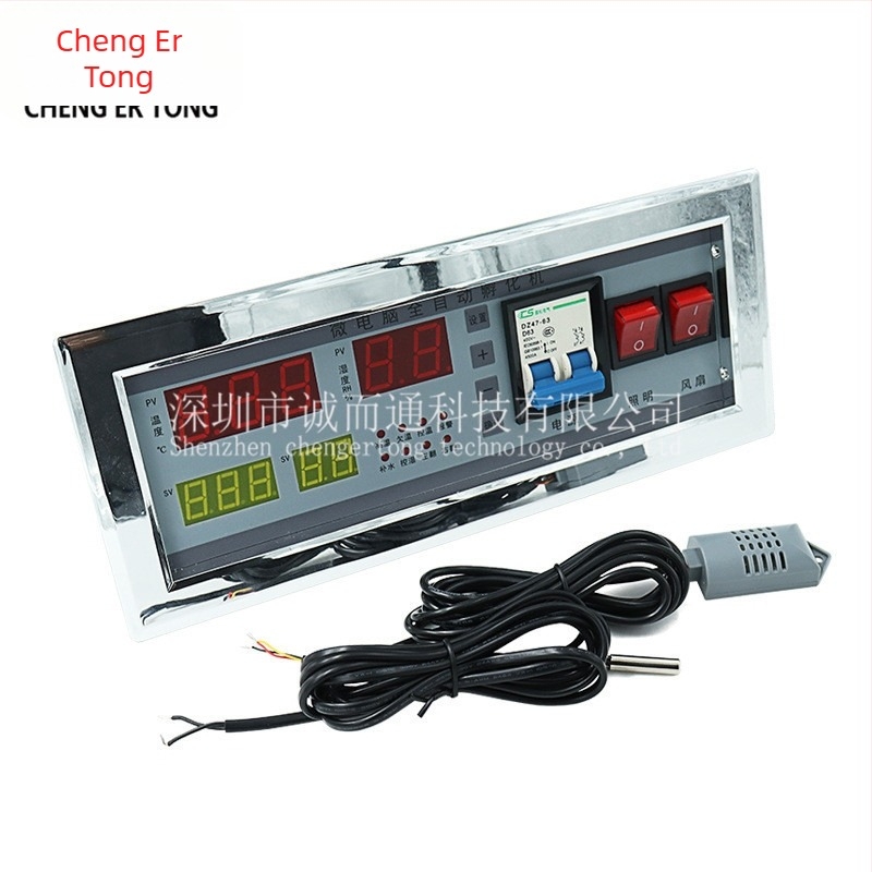 Controler pentru incubator XM-18D, controler de temperatură și umiditate cu microcomputer, montaj încorporat, 160-240V, utilizare industrială