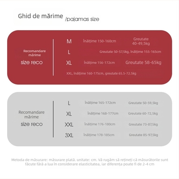 Set de pijamale pentru cuplu, 100% bumbac, decolteu în V, mâneci lungi, pantaloni lungi pentru confort acasă