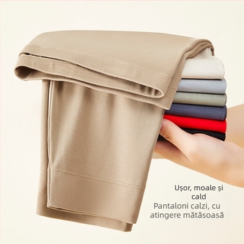 Pantaloni termici pentru bărbați din Modal, subțiri, slim-fit; 91% Modal, 9% Spandex; un strat; păstrează căldura.