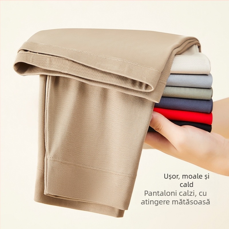 Pantaloni termici pentru bărbați din Modal, subțiri, slim-fit; 91% Modal, 9% Spandex; un strat; păstrează căldura.