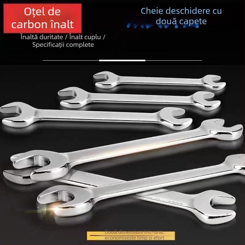 Cheie cu capete duble deschise, pentru reparații auto, oțel cu carbon înalt, tratament de suprafață: detalii, număr produs ALQ5QW3514RRWQ